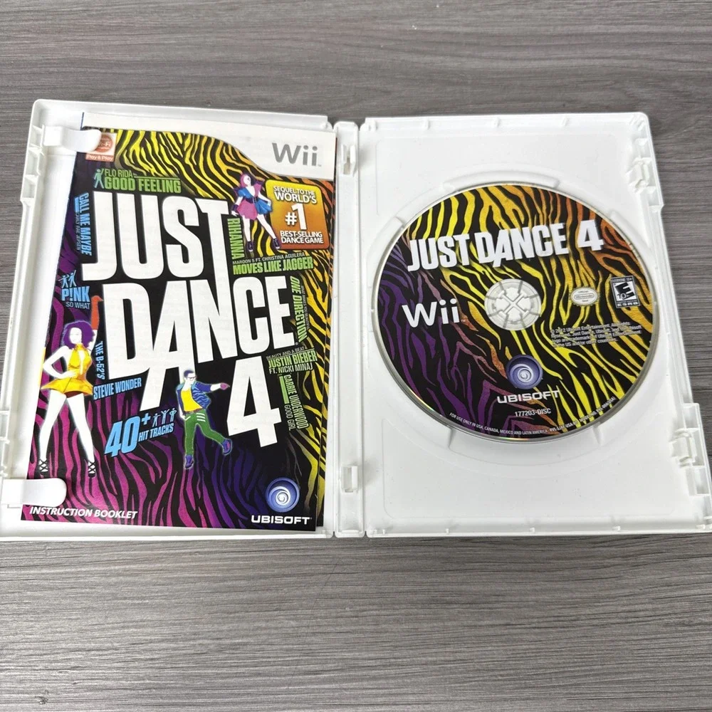 Nintendo Wii Game Lot JUST DANCE 2 3 4 JUST DANCE 2015